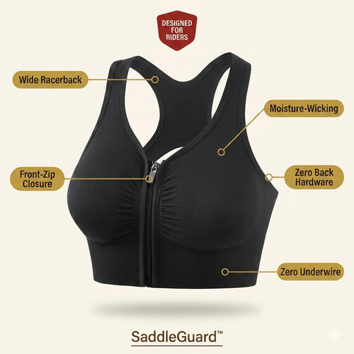 SaddleGuard™ — The Equestrian Rider's Bra
